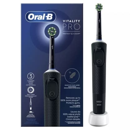 Elektrisk tandbørste D103.413.3 Vitality Pro Sort, Oral-B