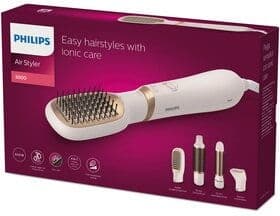 Hårkrøller BHA310/00, Philips Gull, Hvit