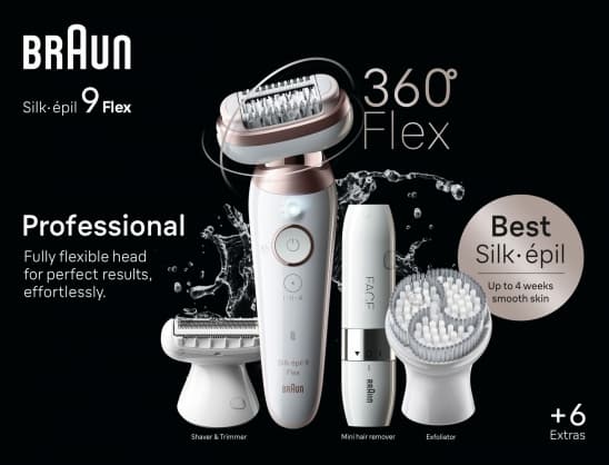 Epilator SES9-360 3D, Braun