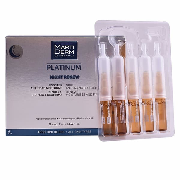 Ampuller Martiderm Platinum Night Renew - 30 Enheter