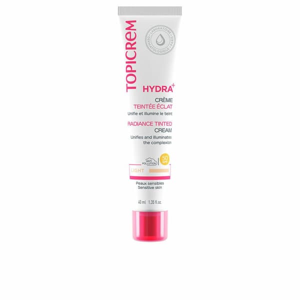 Highlighterkräm Topicrem Hydra+ Klar Spf 50 40 ml