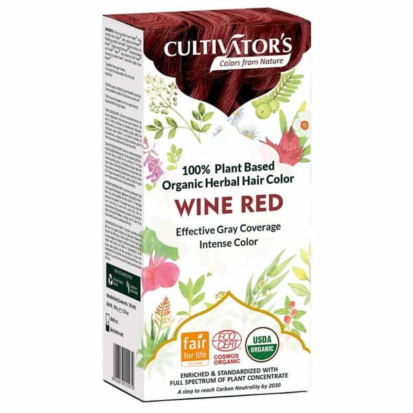 Cultivator´s Organic Hair Color - Wine Red 8906076154062