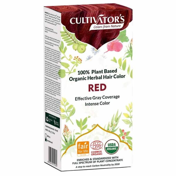 Cultivator´s Organic Hair Color - Red 8906076151962