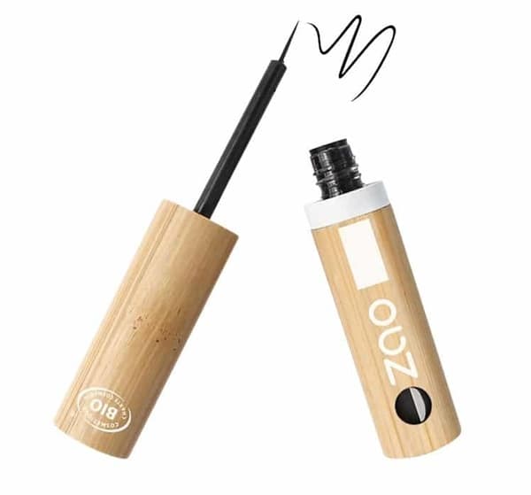 Zao Eyeliner brush 070  Black intense 3700756600703