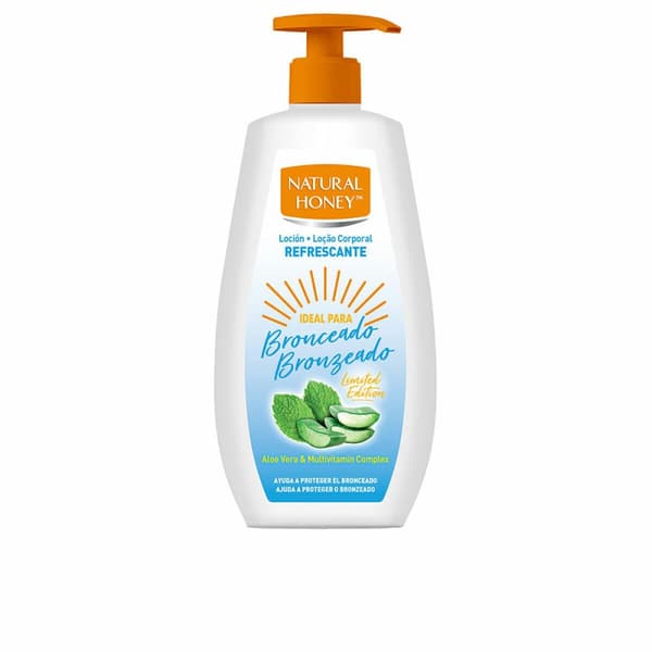 Kosteuttava vartalon rusketusvoide Natural Honey ALOE VERA BRONCEADO 360 ml