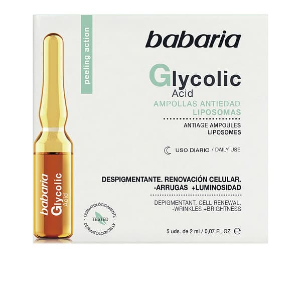 BABARIA GLYCOLIC ACID cell renewal ampoules 5 x 2 ml