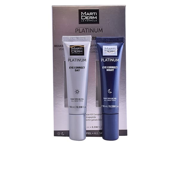 MARTIDERM PLATINUM EYE CORRECT day and night 2 x 10 ml