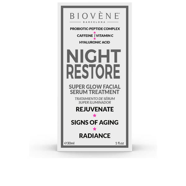 BIOVÈNE NIGHT RESTORE super-brightening facial serum treatment 30 ml