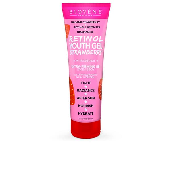 BIOVÈNE RETINOL JUVENILE STRAWBERRY extra-firming face and body gel 200 ml