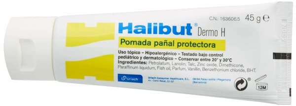 Protective Nappy Cream Halibut Dermo H 2 x 45 g Ointment