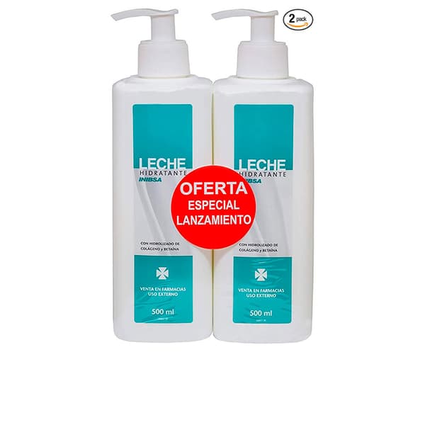 INIBSA DERMATOLOGICAL MOISTURISING MILK 2 x 500 ml