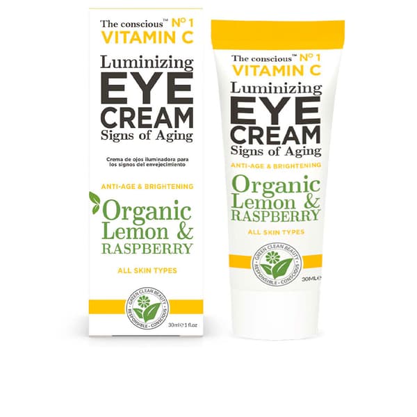 THE CONSCIOUS™ VITAMIN C illuminating eye contour cream for lemon and raspberry organic 30 ml