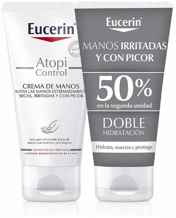 Hand Cream Eucerin AtopiControl 2 Units