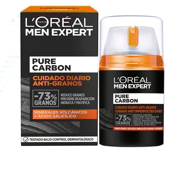 L'ORÉAL PARIS MEN EXPERT pure charcoal daily care anti-grain 50 ml