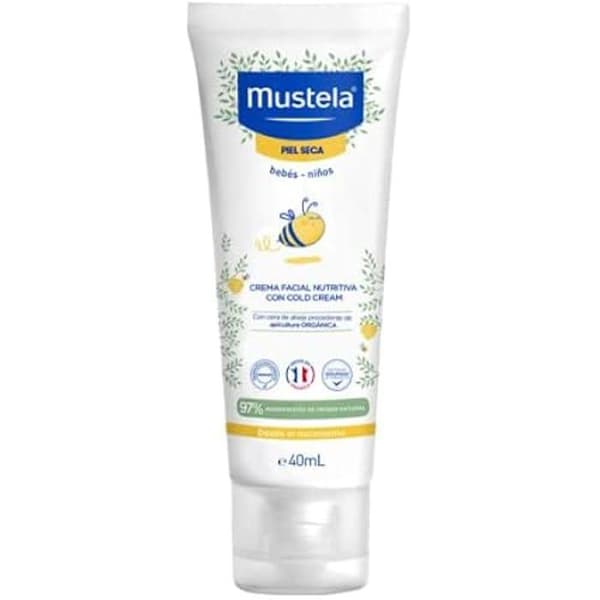 Ansiktskräm - MUSTELA - CR FACIAL NUTRIT - 40 ml - Allergivänligt - För baby