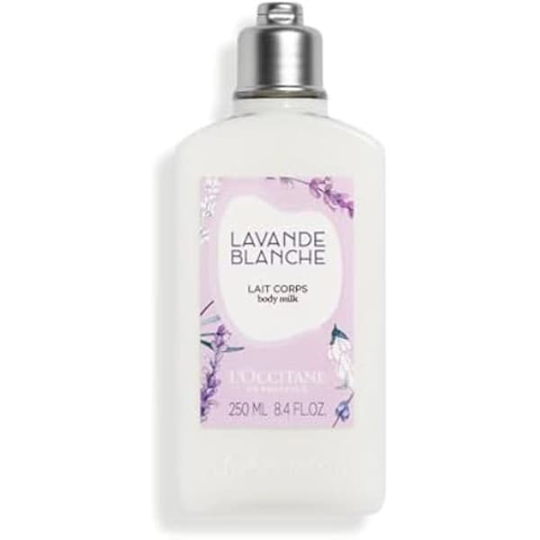 Kroppsmjölk - L'OCCITANE - Vit lavendel - 250 ml - Återfuktande - Delikat doft - Alla hudtyper
