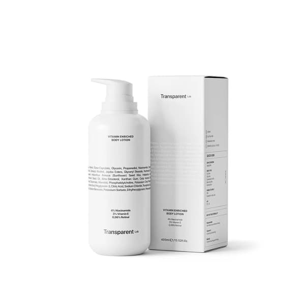 Transparent Lab Vitamin Enriched Body Lotion 400 ml - Kroppsbehandling med retinal