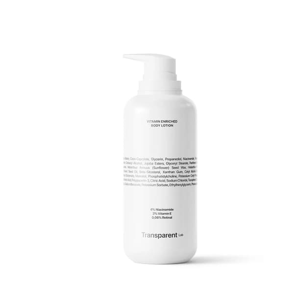 Transparent Lab Vitamin Enriched Body Lotion 400 ml - Kroppsbehandling med retinal