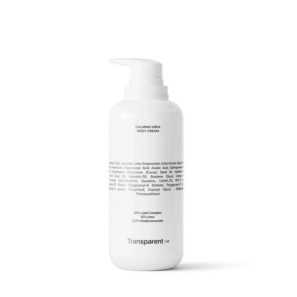 Transparent Lab - Calming Urea Body Cream - Lugnande kroppsbehandling, 400ml