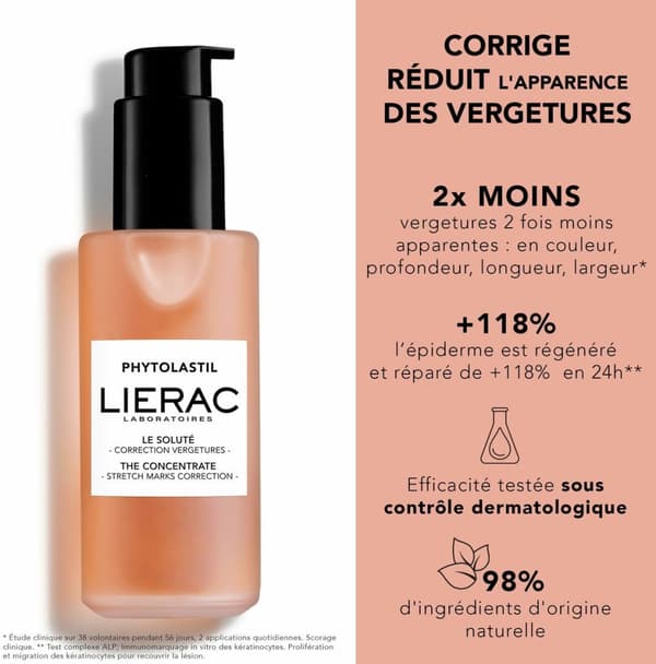 Body Serum Lierac PHYTOLASTIL 100 ml Anti-Stretch