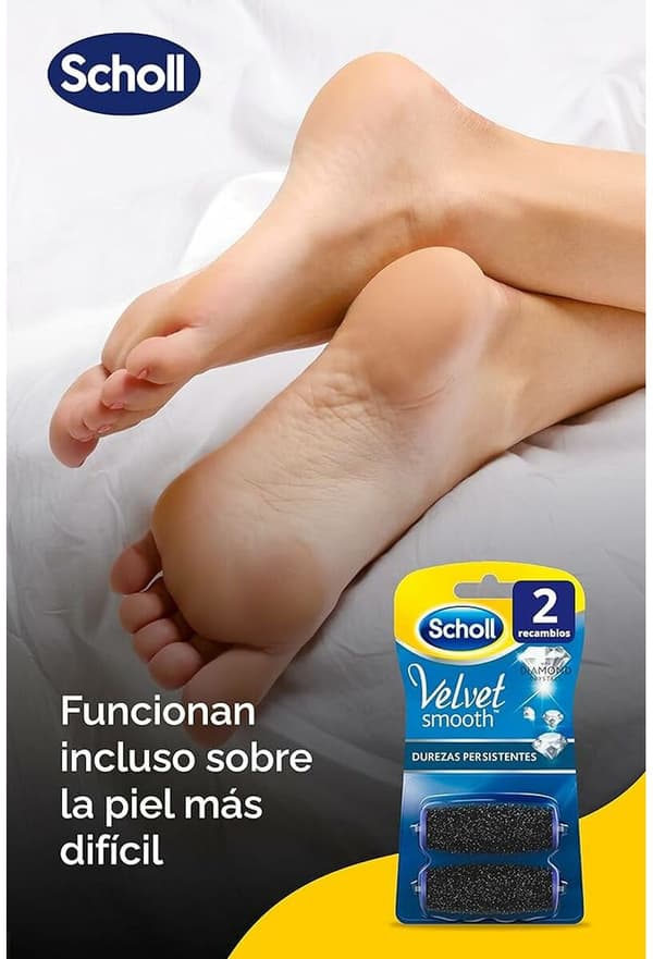 Foot Exfoliator Scholl Velvet Smooth (2 Units)