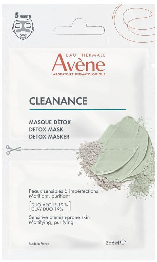 Detox mask Avène Cleanance 2 x 6 ml