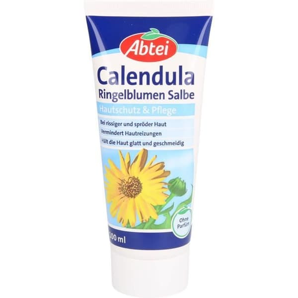 Abtei Calendula Ringelblumen Salbe Hautschutz &amp; Pflege, 100 ml salva