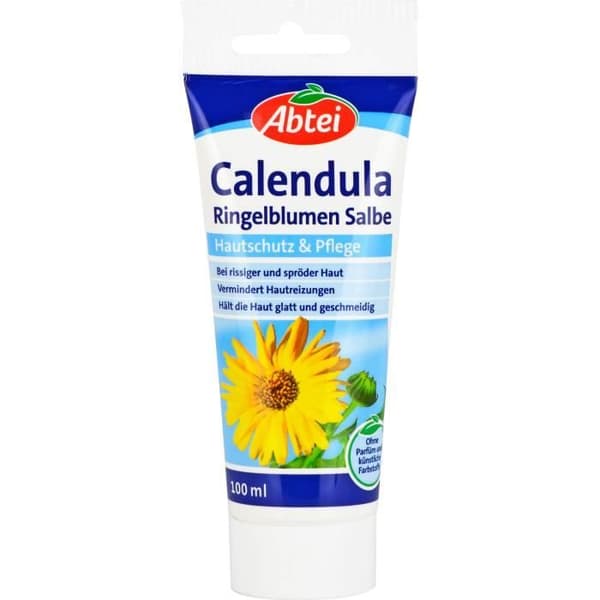 Abtei Calendula Ringelblumen Salbe Hautschutz & Pflege, 100 ml salva