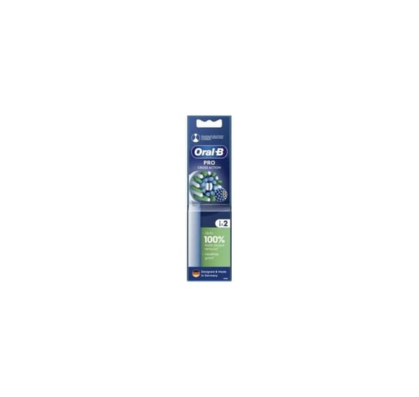ACC elektriske tannbørster, EB50-2 CrossAction børstesett, Oral-B