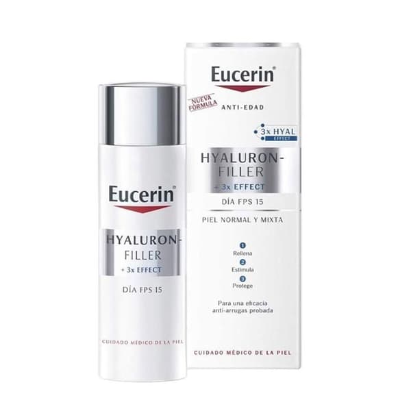 Kräm - Eucerin - Hyaluron Filler - Anti-Aging - 50 ml - Blandad normal hud