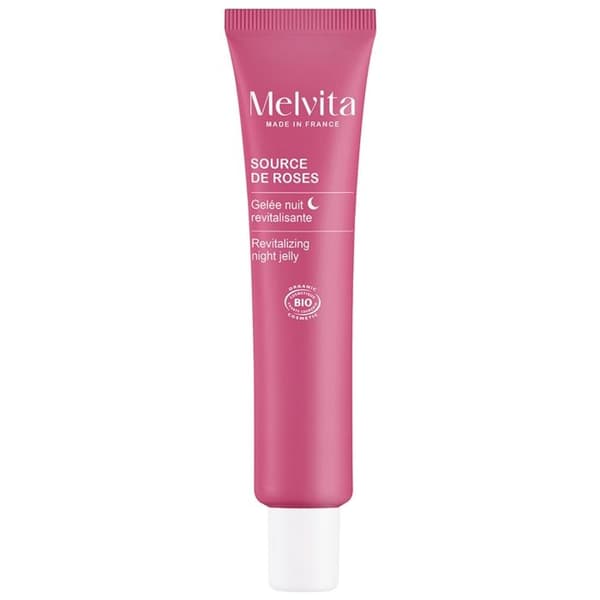Geléenatt Revitaliserande - Melvita - 40 ml - Nattvård - Vildros - Cisteextrakt - Utan parabener