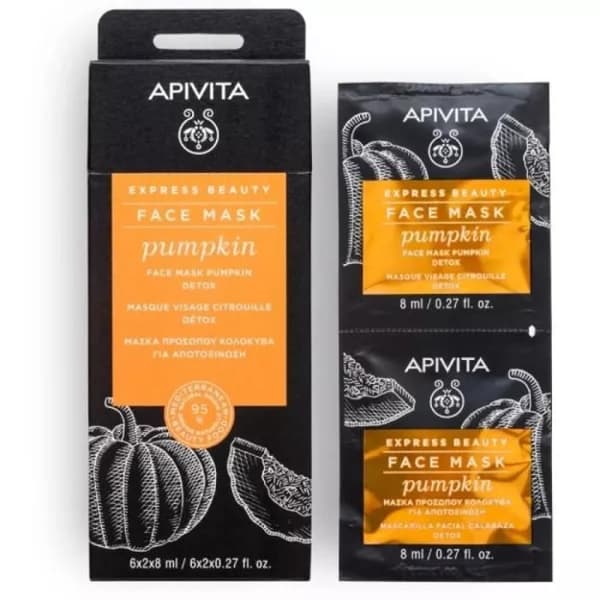 APIVITA EXPRESS BEAUTY ANSIKTSMASK PUMPA DETOX 8M