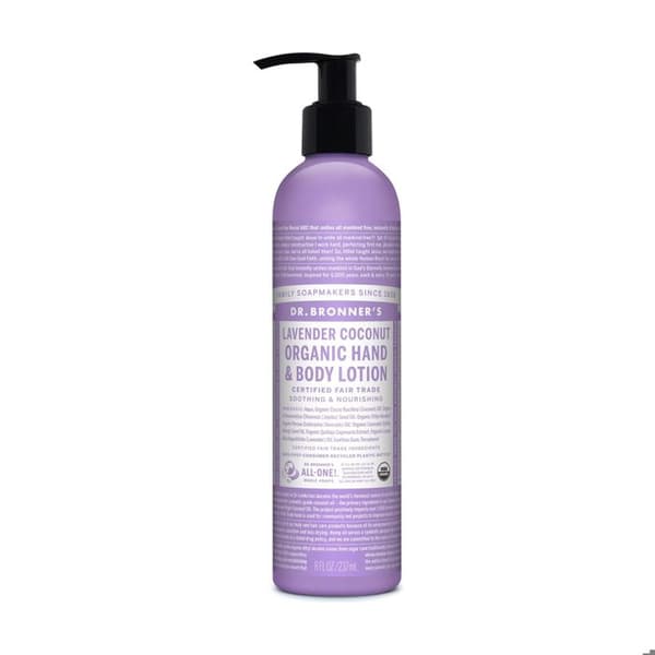 DR. BRONNERS - Ljuslila och kokos kroppslotion 237 ml
