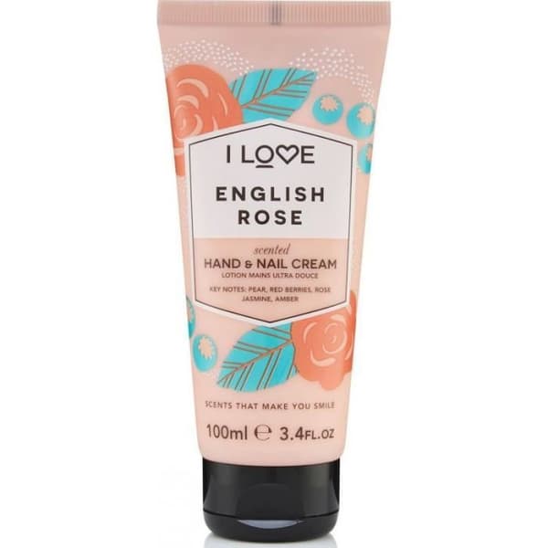 I Love... English Rose Hand & Nail Cream 100ml