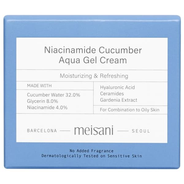 MEISANI - Niacinamidkräm med gurkvatten (gel) 50 ml grädde
