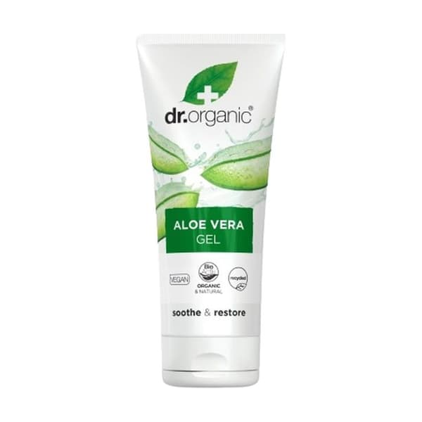 Gel Aloe Vera - Dr Organic - 200ml - Fuktighetsgivande - Utan parabener - För alla hudtyper