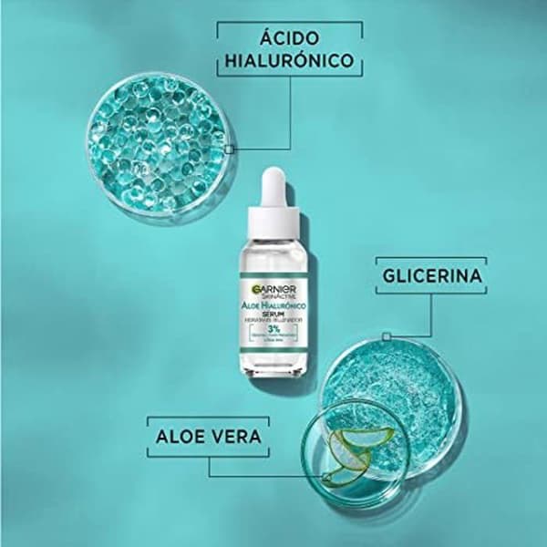 Serum - GARNIER - SKINACTIVE - 30 ml - Hyaluronic - Aloe Vera - Alla hudtyper