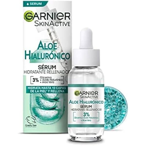 Serum - GARNIER - SKINACTIVE - 30 ml - Hyaluronic - Aloe Vera - Alla hudtyper