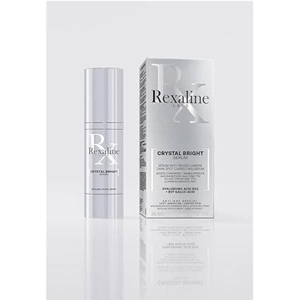 Serum - REXALINE - Crystal Bright - Antiljusfläckar - Hyaluronsyra - 30ml
