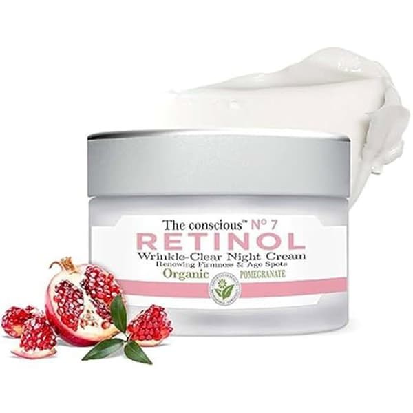 Anti-rynk nattkräm med ekologisk granatäpple retinol 50 ml - RETINOL