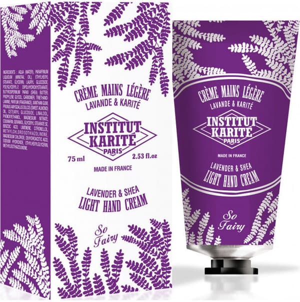 Institut Karite hand cream with lavender and mango butter, 75 ml