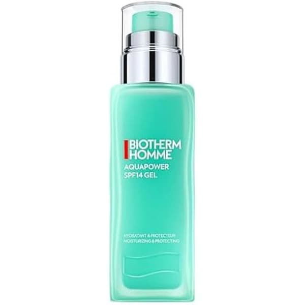 Gel Hydratant Ansikte Man - BIOTHERM - Aquapower SPF14 - Solskydd - 75ml - Känslig Hud