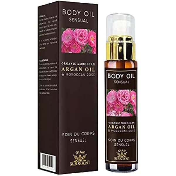 Kroppsvård - Ekologisk - 100% naturlig arganolja - Rosextrakt - 50 ml - Marocko