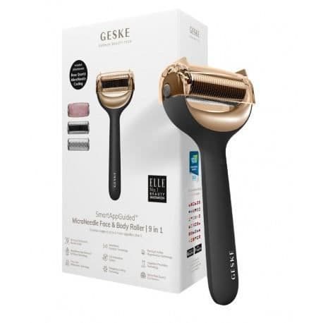 GESKE RODILLO FACIAL Y BODY MED MICROAGUJAS 9 I 1 SVART GULD