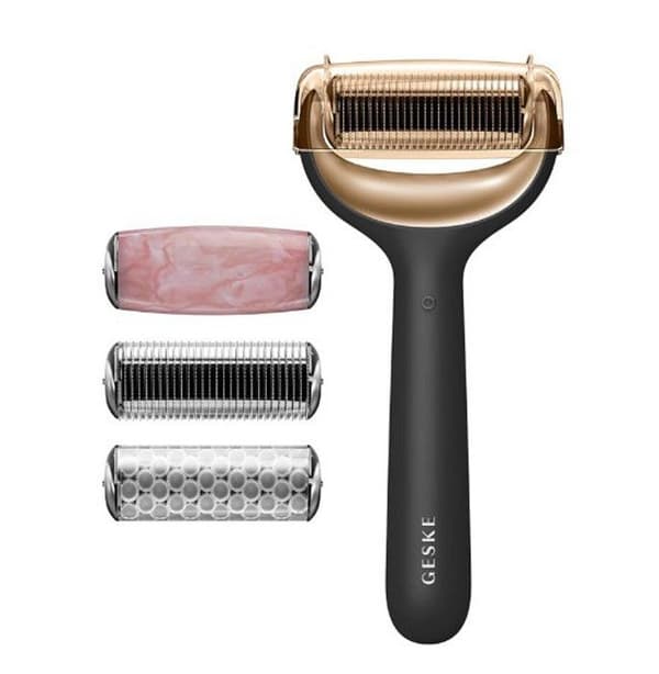 GESKE RODILLO FACIAL Y BODY MED MICROAGUJAS 9 I 1 SVART GULD