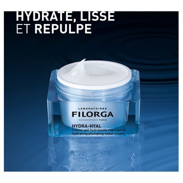 Fuktgivande ansiktskräm-gel - FILORGA - HYDRA-HYAL - 50Ml - Blandhud - Icke fet