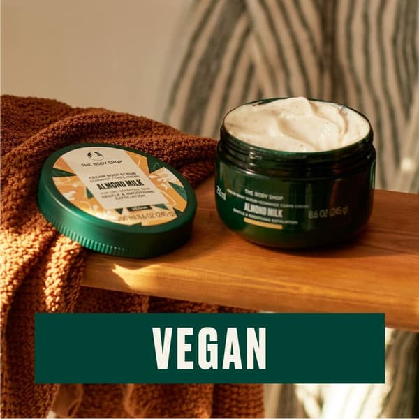 Eksfolierende Kropscreme The Body Shop ALMOND MILK 250 ml Cremet