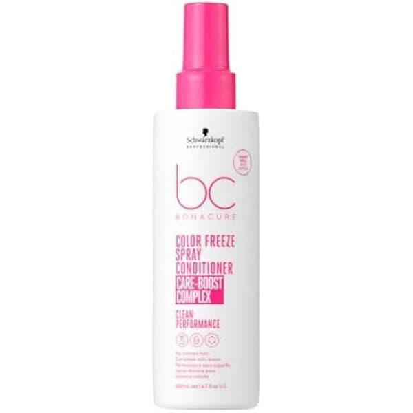 Schwarzkopf Professional Bonacure Color Freeze Spray Conditioner för färgat och poröst hår Vegansk vårdkomplex elasticitet