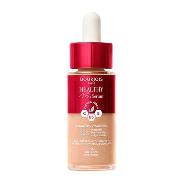 Foundation-serum - BOURJOIS - Healthy Mix - 55N Beige Profond - 30ml - Hydrerande Glans