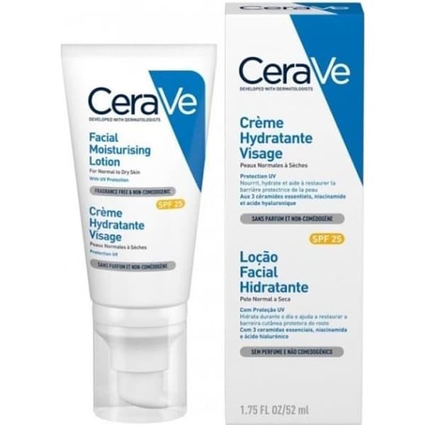Cerave Moisturizing Face Day Cream SPF25 Normal till torr hud 52ml
